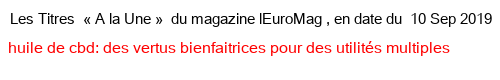 magazine actualite information lEuroMag